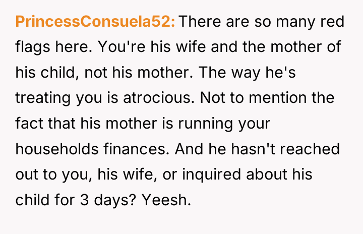 PrincessConsuela52 There are so many red flags here. You're his...