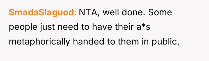 SmadaSlaguod NTA, well done. Some people just need to have...