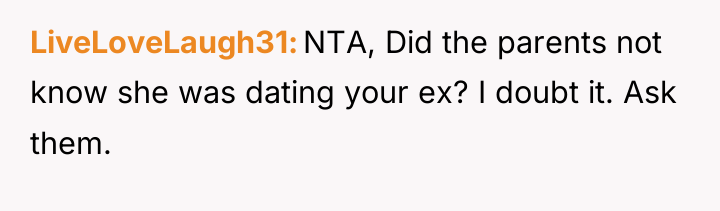 LiveLoveLaugh31 NTA, Did the parents not know she was dating...