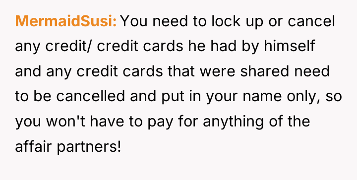 MermaidSusi You need to lock up or cancel any credit/...