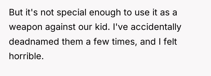 But it's not special enough to use it as a...