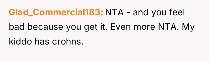 Glad_Commercial183 NTA - and you feel bad because you get...
