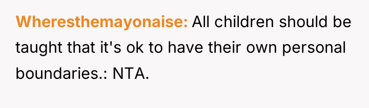 Wheresthemayonaise All children should be taught that it's ok to...
