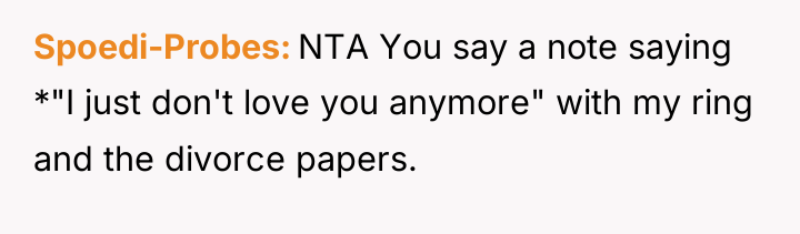 Spoedi-Probes NTA You say a note saying *"I just don't...