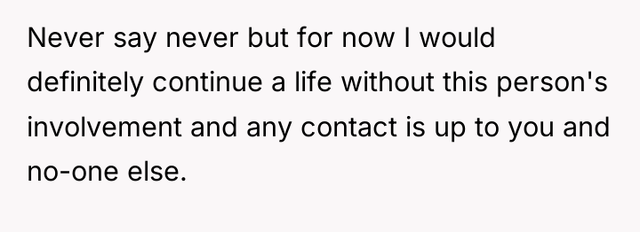 Never say never but for now I would definitely continue...