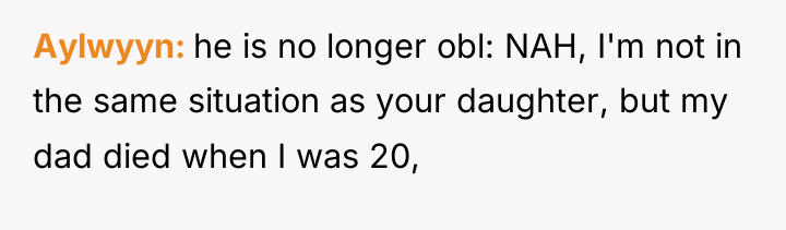 Aylwyyn he is no longer obl: NAH, I'm not in...