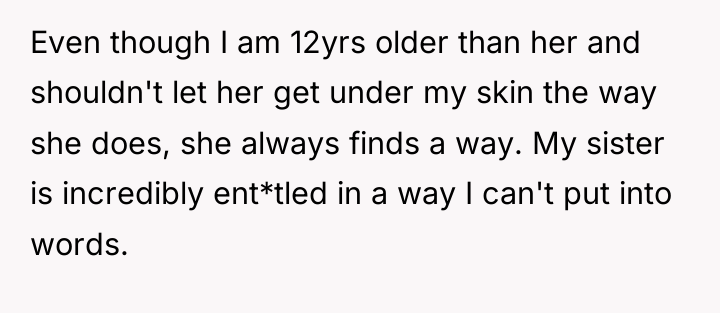 Even though I am 12yrs older than her and shouldn't...