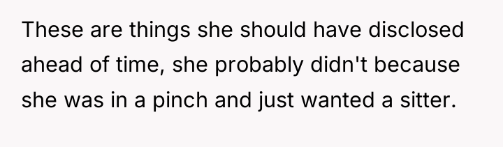 These are things she should have disclosed ahead of time,...
