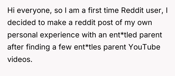 Hi everyone, so I am a first time Reddit user,...
