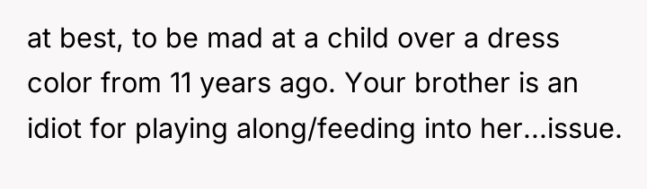 at best, to be mad at a child over a...
