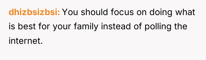 dhizbsizbsi You should focus on doing what is best for...