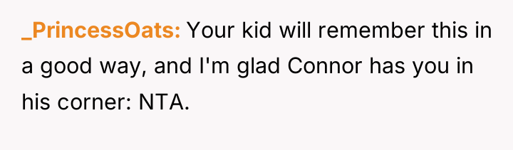 _PrincessOats Your kid will remember this in a good way,...