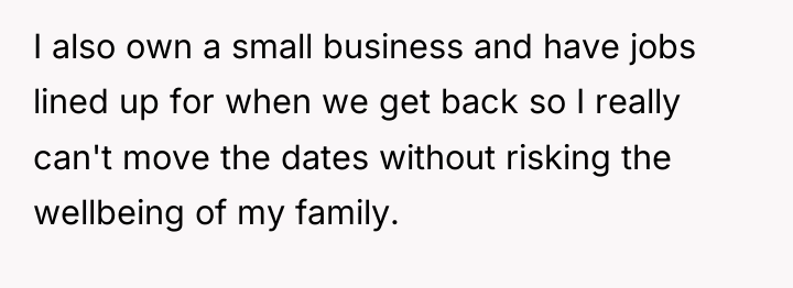 I also own a small business and have jobs lined...