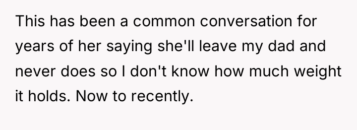 This has been a common conversation for years of her...