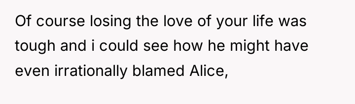 Of course losing the love of your life was tough...