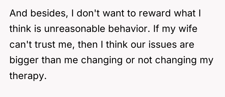 And besides, I don't want to reward what I think...