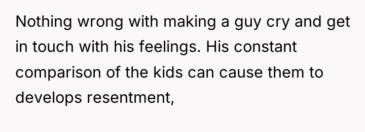 Nothing wrong with making a guy cry and get in...