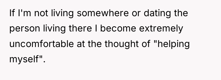 If I'm not living somewhere or dating the person living...