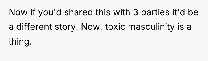 Now if you'd shared this with 3 parties it'd be...