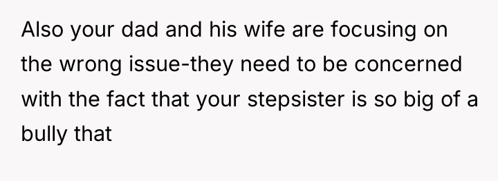 Also your dad and his wife are focusing on the...