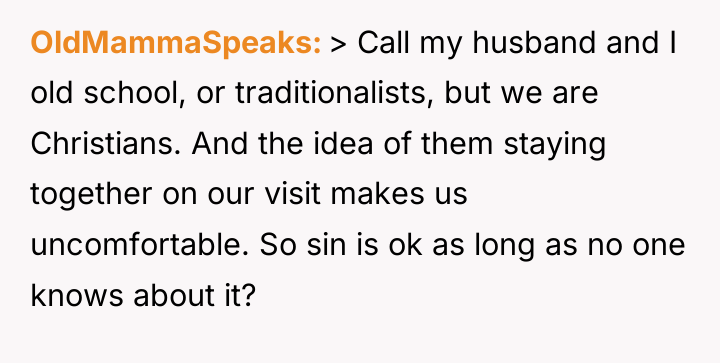 OldMammaSpeaks > Call my husband and I old school, or...