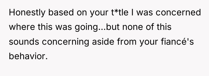 Honestly based on your t*tle I was concerned where this...