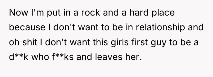 Now I'm put in a rock and a hard place...