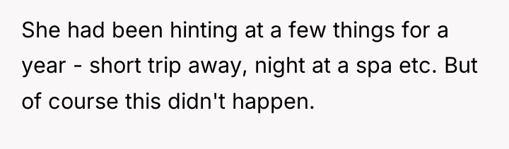 She had been hinting at a few things for a...