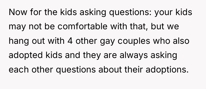 Now for the kids asking questions: your kids may not...