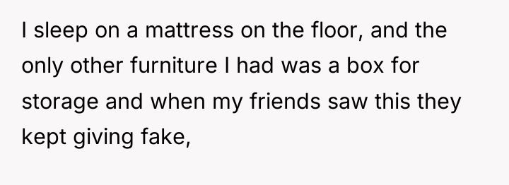 I sleep on a mattress on the floor, and the...