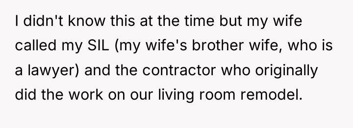 I didn't know this at the time but my wife...