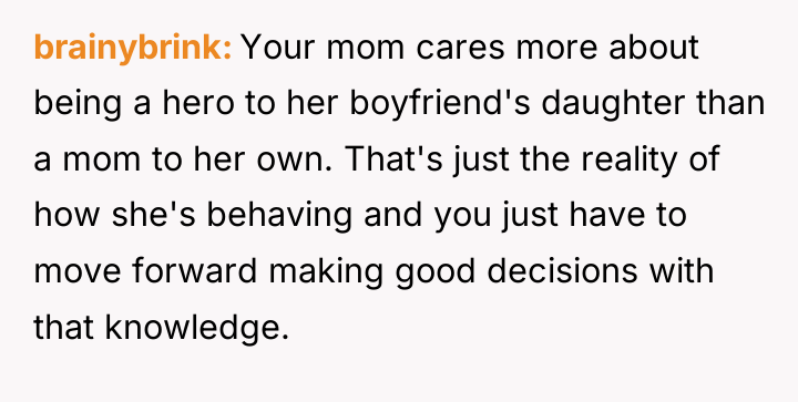 brainybrink Your mom cares more about being a hero to...