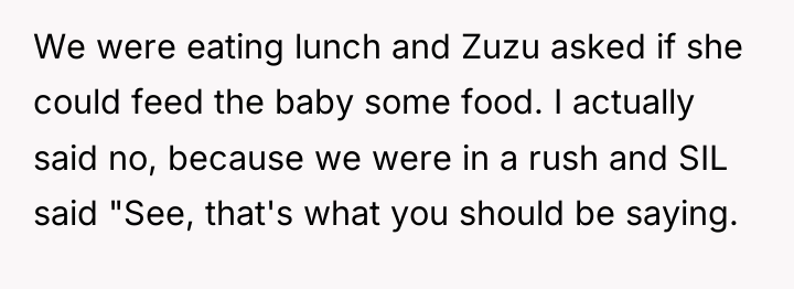 We were eating lunch and Zuzu asked if she could...
