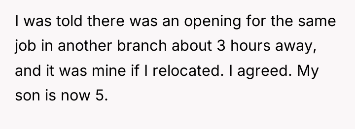 I was told there was an opening for the same...