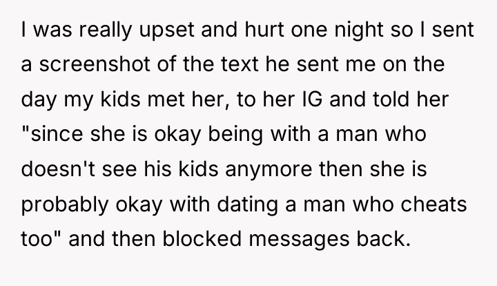 I was really upset and hurt one night so I...