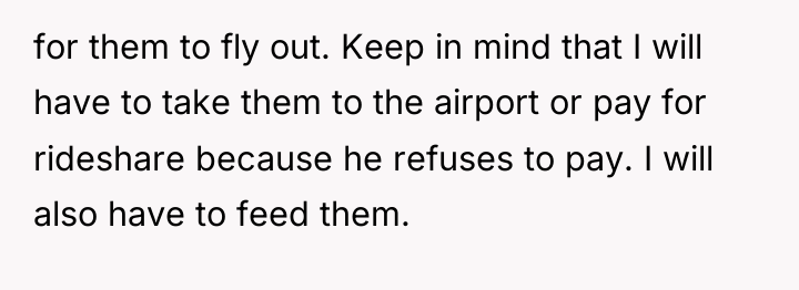 for them to fly out. Keep in mind that I...
