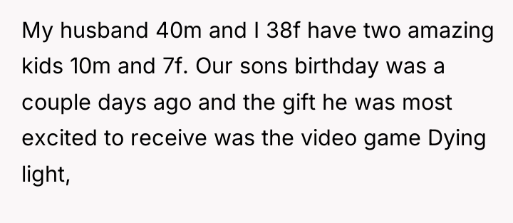 My husband 40m and I 38f have two amazing kids...