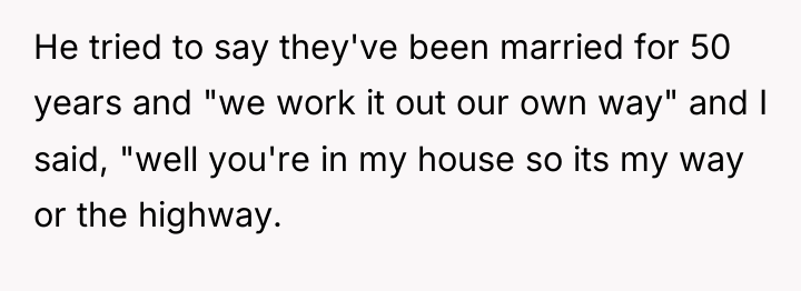 He tried to say they've been married for 50 years...
