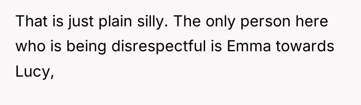 That is just plain silly. The only person here who...