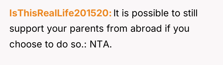 IsThisRealLife201520 It is possible to still support your parents from...