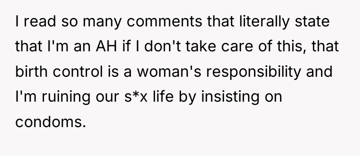 I read so many comments that literally state that I'm...