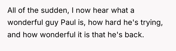All of the sudden, I now hear what a wonderful...