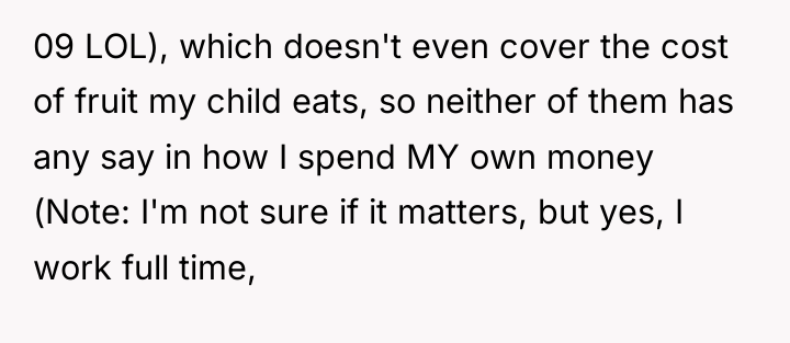 09 LOL), which doesn't even cover the cost of fruit...