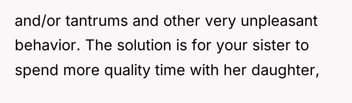 and/or tantrums and other very unpleasant behavior. The solution is...
