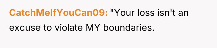 CatchMeIfYouCan09 "Your loss isn't an excuse to violate MY boundaries.