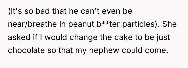 (It's so bad that he can't even be near/breathe in...