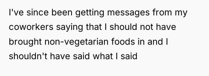 I've since been getting messages from my coworkers saying that...