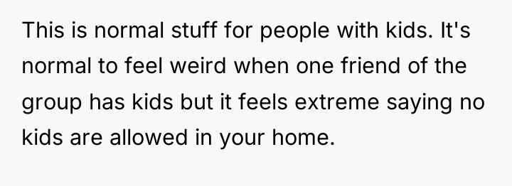 This is normal stuff for people with kids. It's normal...