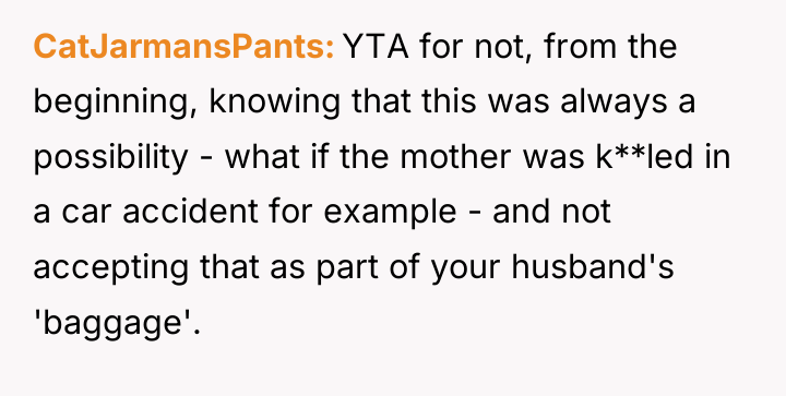 CatJarmansPants YTA for not, from the beginning, knowing that this...