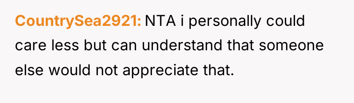 CountrySea2921 NTA i personally could care less but can understand...